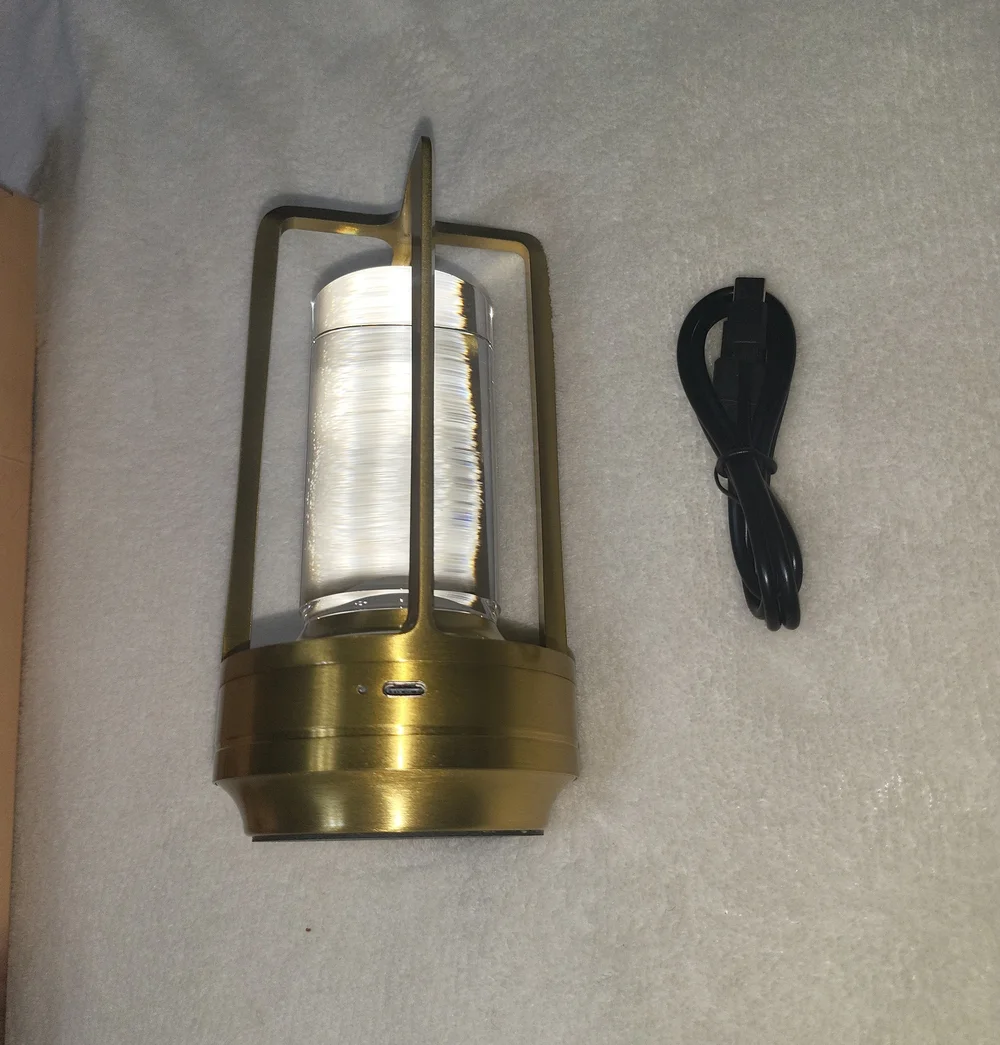 Klarako Gold and Clear Crystal Lantern. NEW IN BOX